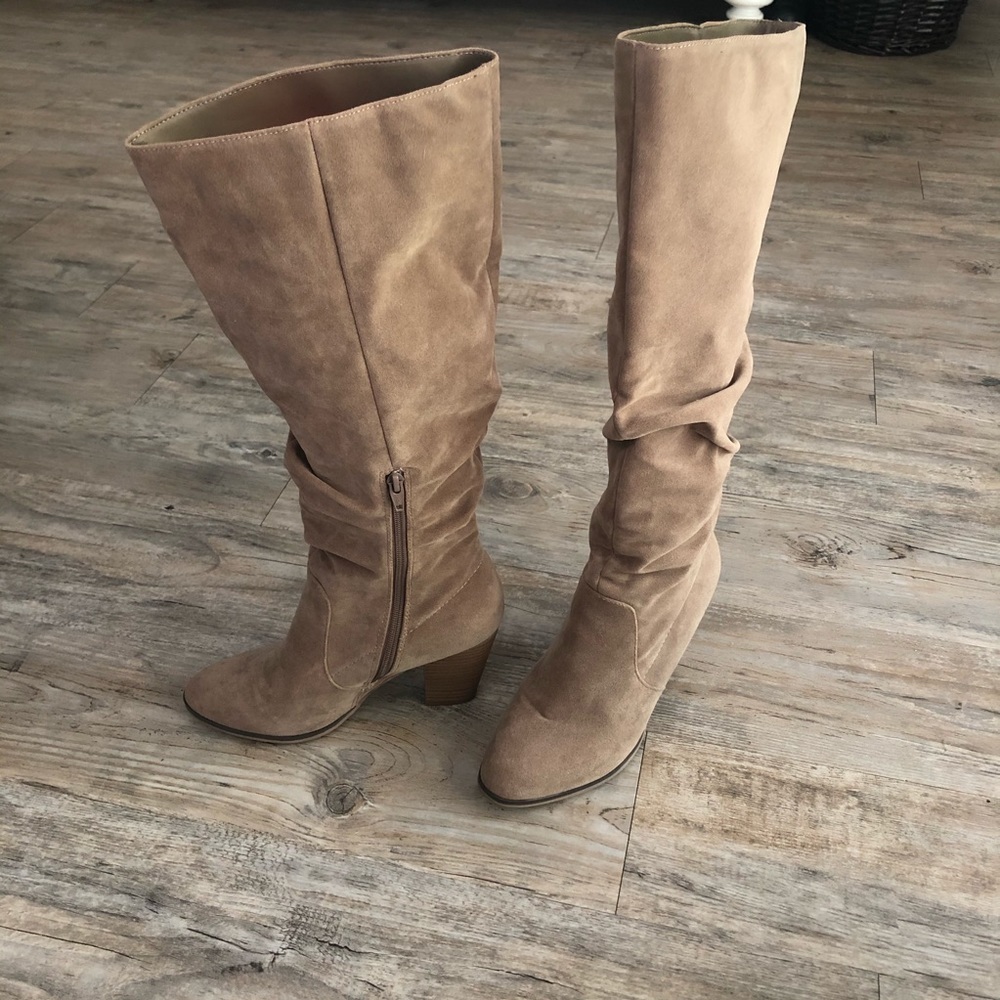 Tan boots